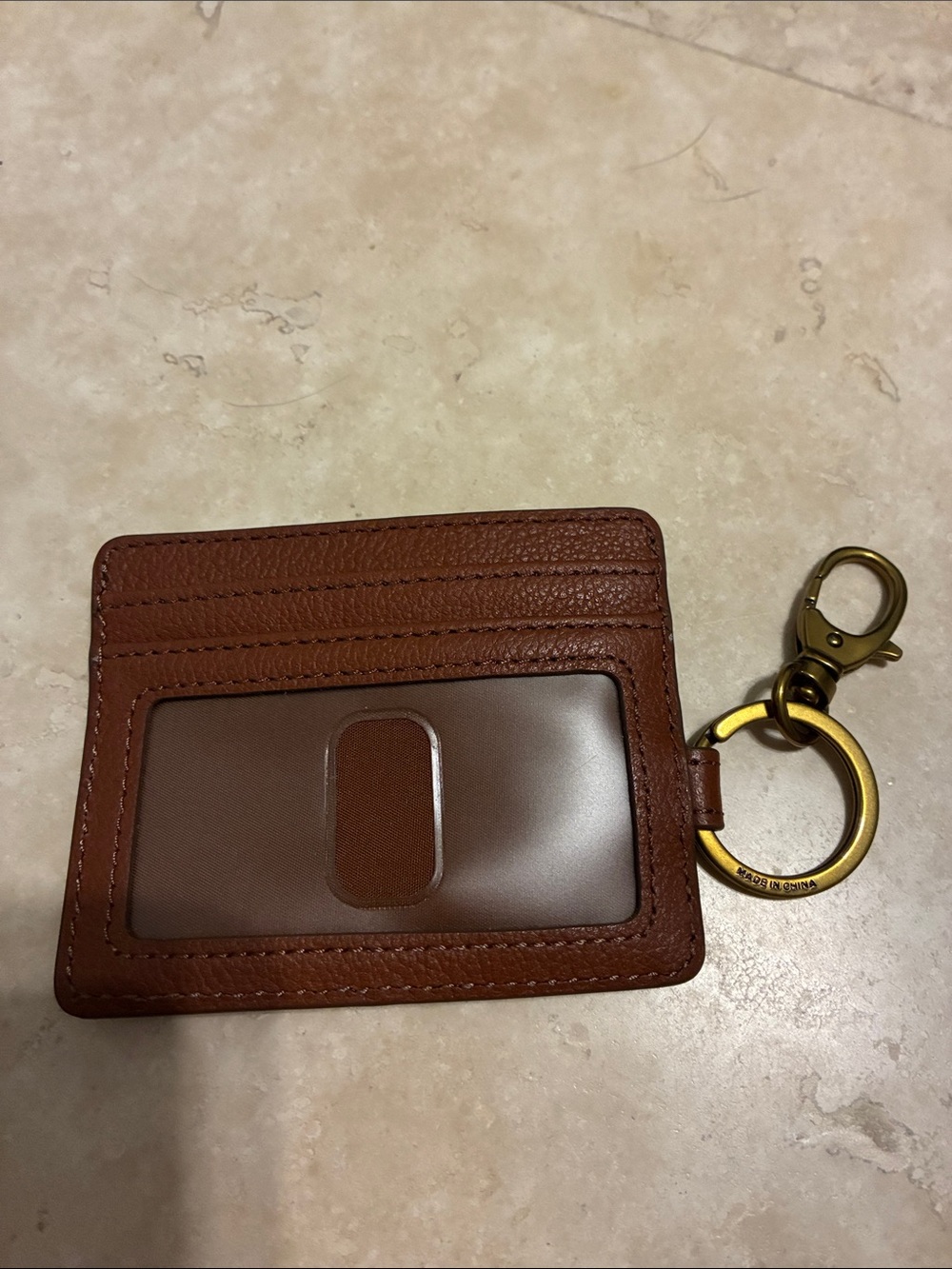 Fossil Brown Leather Shoulder Bag with Wallet & Card Case - Picture 10 of 10